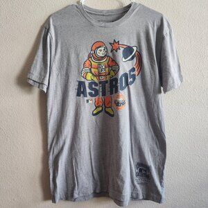 Houston Astros Shirt Mens Medium Cooperstown Collection Mitchell & Ness MLB Tee